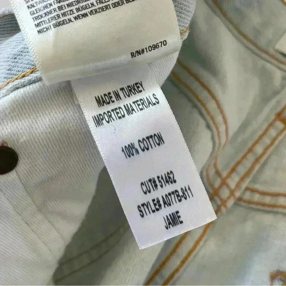 Agolde Jamie High Rise Classic Jeans - Gimmick Size 28 - Picture 4 of 13